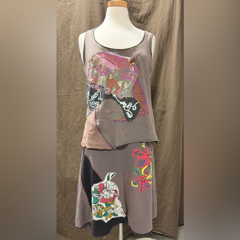Asymmetrical Multicolor Dress